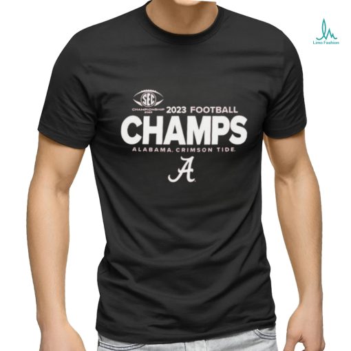 Alabama Crimson Tide 2023 SEC Football Conference Champions Locker Room Shirt