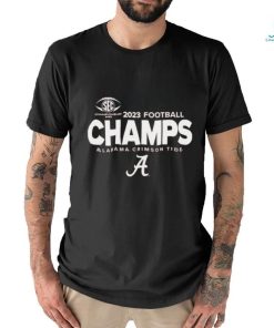 Alabama Crimson Tide 2023 SEC Football Conference Champions Locker Room Shirt