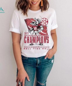Alabama Crimson Tide 2023 SEC Football Conference Champions Mascot Flag T Shirt
