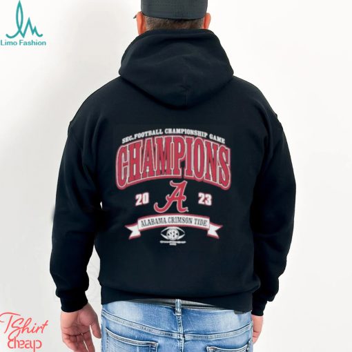 Alabama Crimson Tide 2023 SEC Football Conference Champions T Shirt Hoodie Sweater