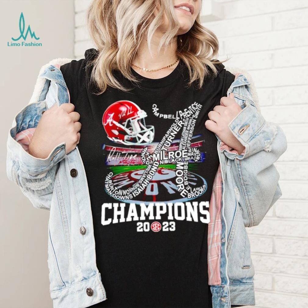 Alabama Crimson Tide 2023 SEC Roll Tide Champions shirt Alabama Crimson Tide 2023 SEC Roll Tide Champions shirt
