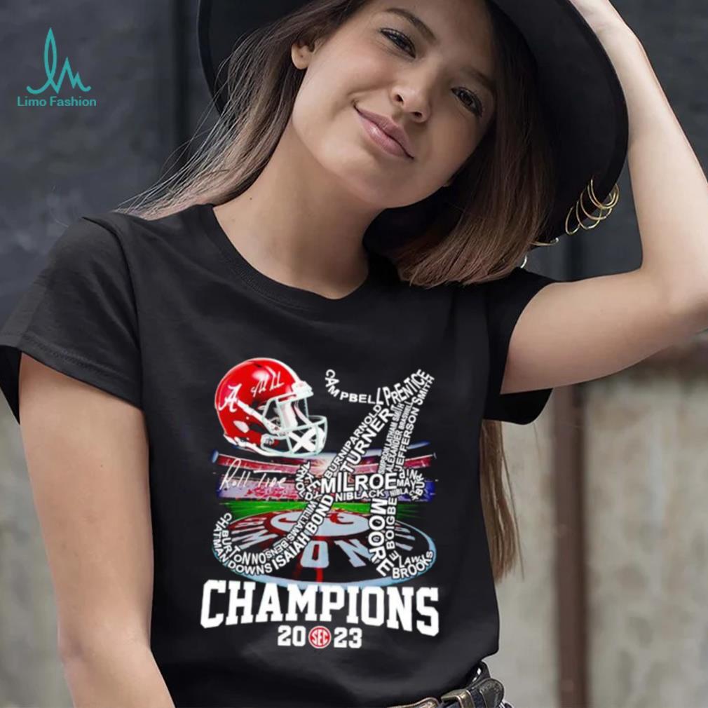 Alabama Crimson Tide 2023 SEC Roll Tide Champions shirt Alabama Crimson Tide 2023 SEC Roll Tide Champions shirt