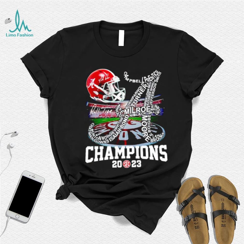 Alabama Crimson Tide 2023 SEC Roll Tide Champions shirt Alabama Crimson Tide 2023 SEC Roll Tide Champions shirt