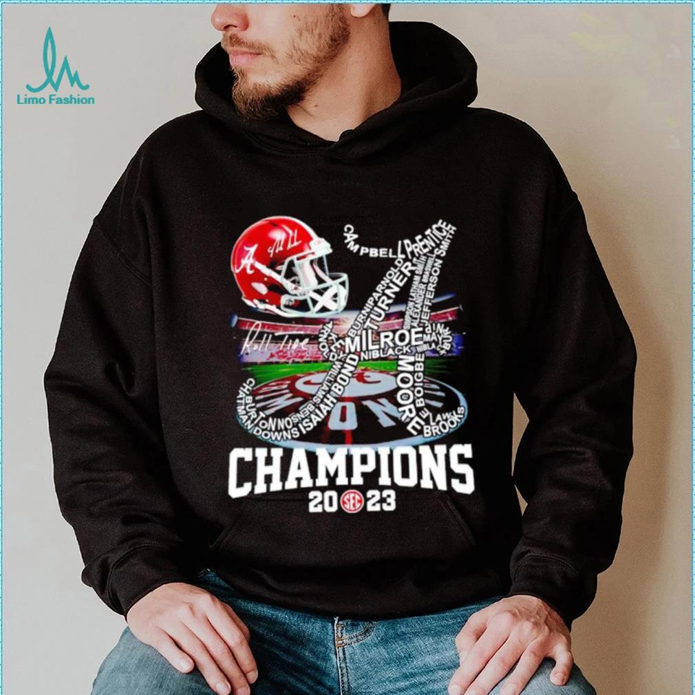 Alabama Crimson Tide 2023 SEC Roll Tide Champions shirt Alabama Crimson Tide 2023 SEC Roll Tide Champions shirt