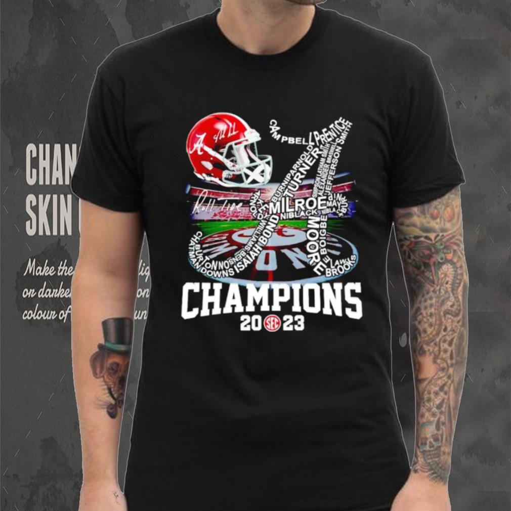 Alabama Crimson Tide 2023 SEC Roll Tide Champions shirt Alabama Crimson Tide 2023 SEC Roll Tide Champions shirt