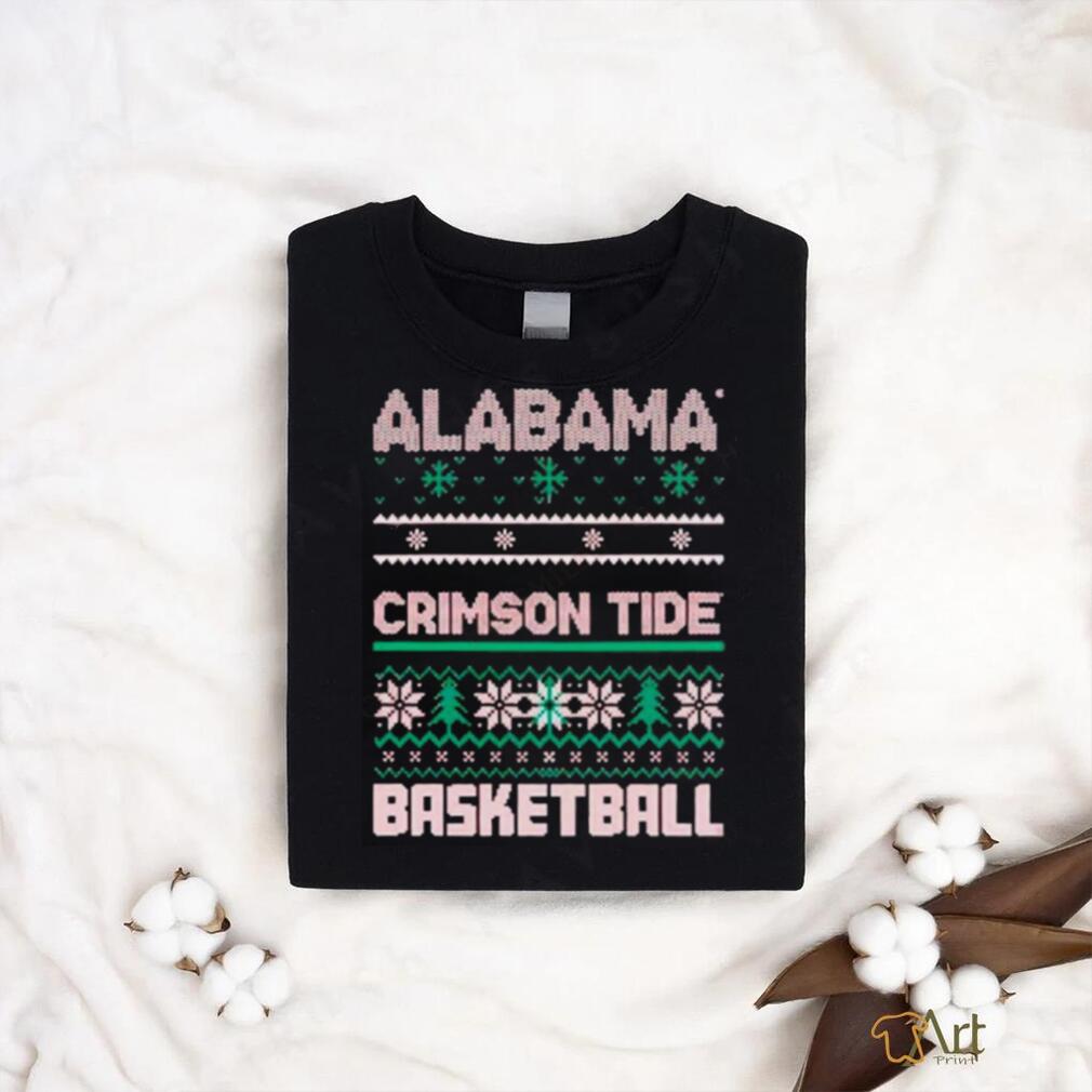 Alabama Crimson Tide Basketball Ugly Christmas Shirt Alabama Crimson Tide Basketball Ugly Christmas Shirt