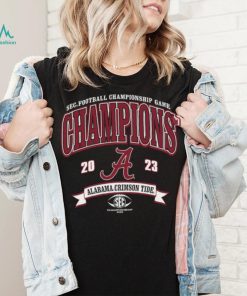 Alabama Crimson Tide Blue 84 Youth 2023 SEC Football Conference Champions T Shirt