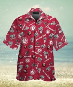 Alabama Crimson Tide Design Hawaiian Shirt Tropical Short Sleeve Elegance