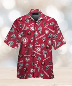 Alabama Crimson Tide Design Hawaiian Shirt Tropical Short Sleeve Elegance