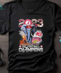 Alabama Crimson Tide Elephant Bama SEC Football Champions 2023 Shirt