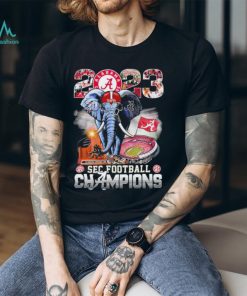 Alabama Crimson Tide Elephant Bama SEC Football Champions 2023 Shirt