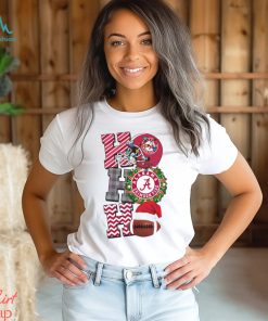 Alabama Crimson Tide Football Ho Ho Ho Christmas Shirt