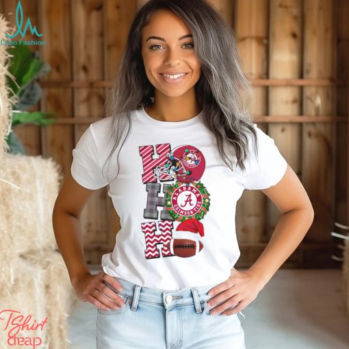 Alabama Crimson Tide Football Ho Ho Ho Christmas Shirt