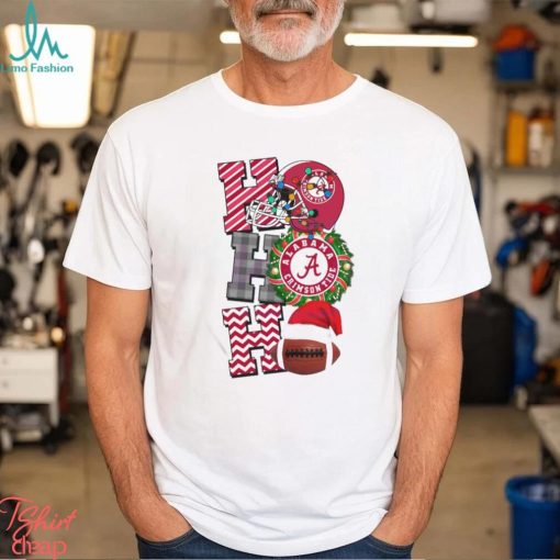 Alabama Crimson Tide Football Ho Ho Ho Christmas Shirt