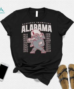 Alabama Crimson Tide Football Vintage Inspired Championship Shirt