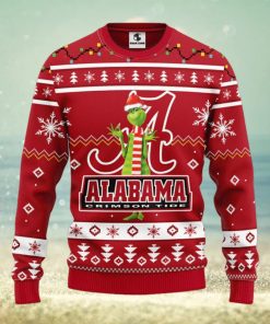 Alabama Crimson Tide Funny Grinch Christmas Ugly Sweater