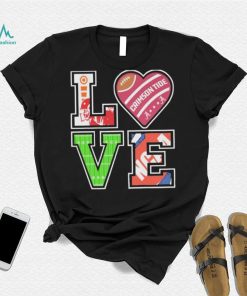 Alabama Crimson Tide Love Football Shirt