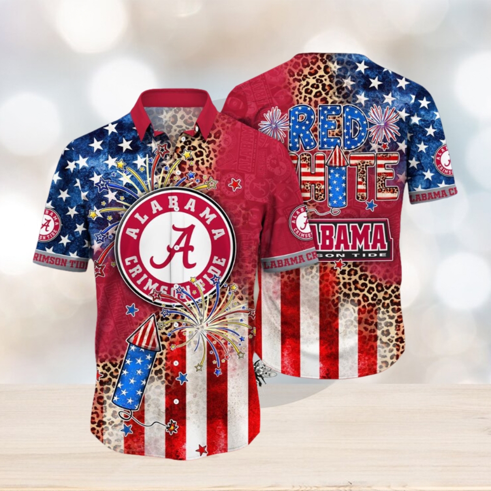 Alabama Crimson Tide NCAA1 Hawaii Shirt Independence Day Alabama Crimson Tide NCAA1 Hawaii Shirt Independence Day