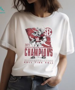 Alabama Crimson Tide SEC Football Conference Champions Mascot Flag 2023 T Shirt