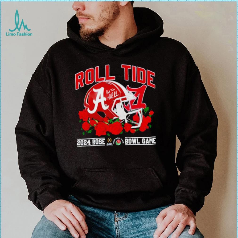 Alabama Crimson Tide helmet Roll TIde 2024 Rose Bowl Game shirt Alabama Crimson Tide helmet Roll TIde 2024 Rose Bowl Game shirt