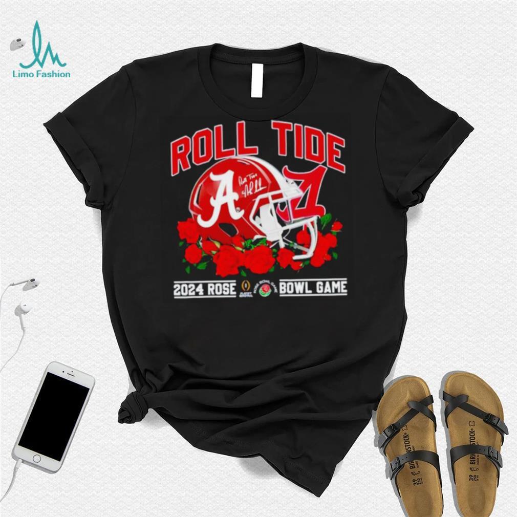 Alabama Crimson Tide helmet Roll TIde 2024 Rose Bowl Game shirt Alabama Crimson Tide helmet Roll TIde 2024 Rose Bowl Game shirt