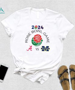 Alabama Crimson Tide vs Michigan Wolverines 2024 Rose Bowl Game shirt