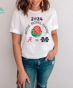 Alabama Crimson Tide vs Michigan Wolverines 2024 Rose Bowl Game shirt