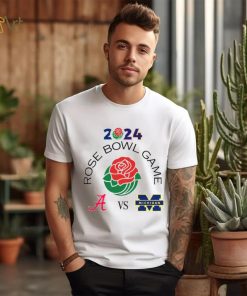 Alabama Crimson Tide vs Michigan Wolverines 2024 Rose Bowl Game shirt