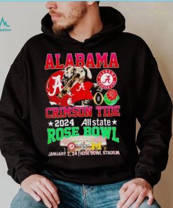 Alabama Crimson Tide vs Michigan Wolverines Mascot 2024 Allstate Rose Bowl Jan 2 shirt