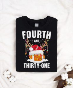 Alabama football fourth and thirty one Christmas shirt
