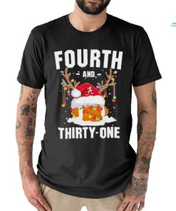 Alabama football fourth and thirty one Christmas shirt, hoodie, sweater, long sleeve and tank top Alabama football fourth and thirty one Christmas shirt