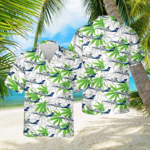 Alaska Airlines Bombardier Q400 Summer Beach Gift 3D Hawaiian Shirt