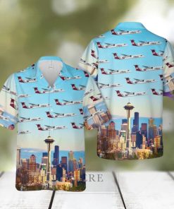 Alaska Airlines Q400 UM Aloha Hawaiian Shirt Beach Gift Short Sleeve Shirt