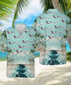 Alaska Airlines Q400 UM Summer Beach Gift 3D Hawaiian Shirt