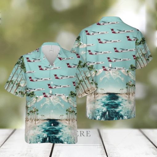 Alaska Airlines Q400 UM Summer Beach Gift 3D Hawaiian Shirt