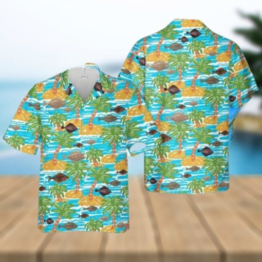 Alaska Halibut Hawaiian Shirt