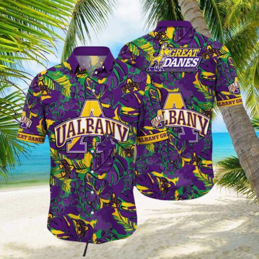 Albany Great Danes NCAA Hawaiian Shirt Vacation Spots Aloha Shirt