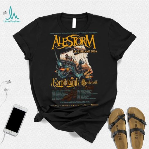 Alestorm UK & Ireland 2024 Poster shirt