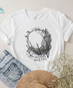 Alexander McQueen Graphic Printed Crewneck T Shirt, hoodie, sweater, long sleeve and tank top Alexander McQueen Graphic Printed Crewneck T Shirt