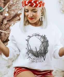 Alexander McQueen Graphic Printed Crewneck T Shirt, hoodie, sweater, long sleeve and tank top Alexander McQueen Graphic Printed Crewneck T Shirt