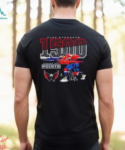 Alexander Ovechkin Washington Capitals 1500 career points signature shirt