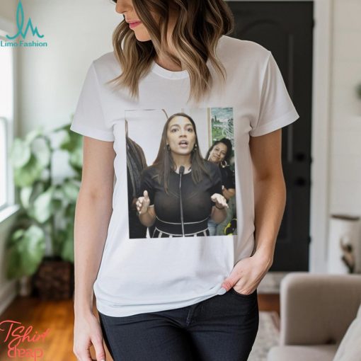 Alexandria Ocasio Cortez AOC See Through Slow Sown Shirt