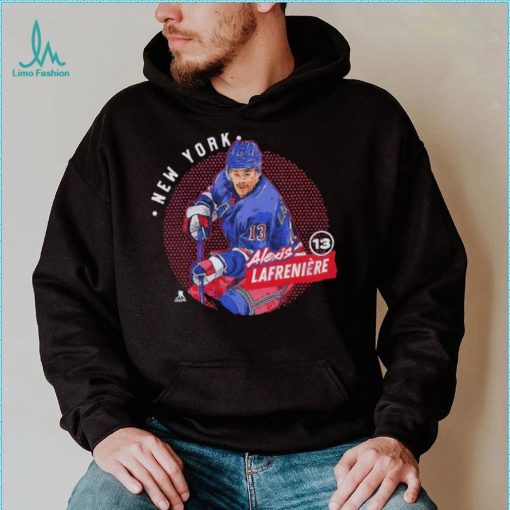 Alexis Lafreniere New York R Dots WHT Hockey Shirt