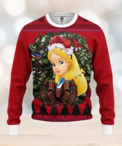 Alice In Wonderland Noel Mc ugly Christmas sweater