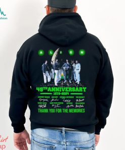 Alien 45th anniversary 1979 2024 characters thank You for the memories Shirt