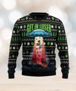 Alien Get In Loser Funny Christmas Gift Xmas Ugly Christmas Sweater