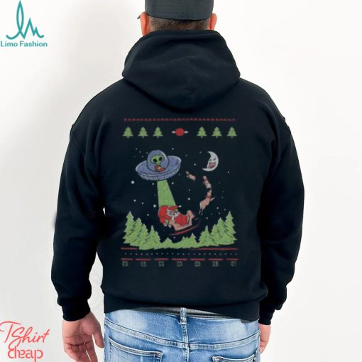 Alien Invasion Ugly Christmas Shirt