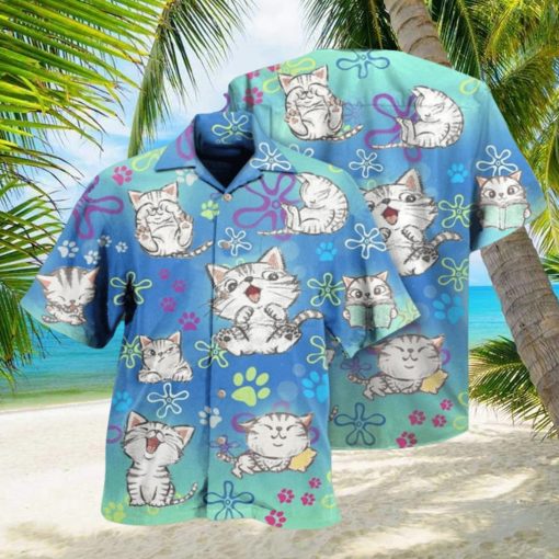 All I Need Is Love And A Lovely Cute Cat Hawaiian Shirt