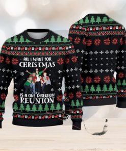 All I Want For Christmas Is A One Direction Reunion Ugly Sweater Christmas Ugly Sweater For Holiday Xmas Family Gift