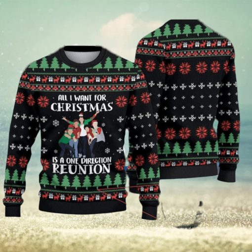 All I Want For Christmas Is A One Direction Reunion Ugly Sweater Christmas Ugly Sweater For Holiday Xmas Family Gift